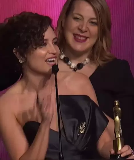 Julia Mengolini convirti� el Mart�n Fierro en un alegato pol�tico