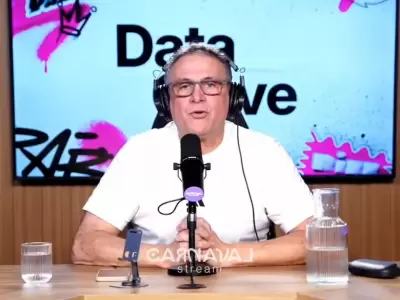 Mauro Federico, uno de los conductores de Carnaval