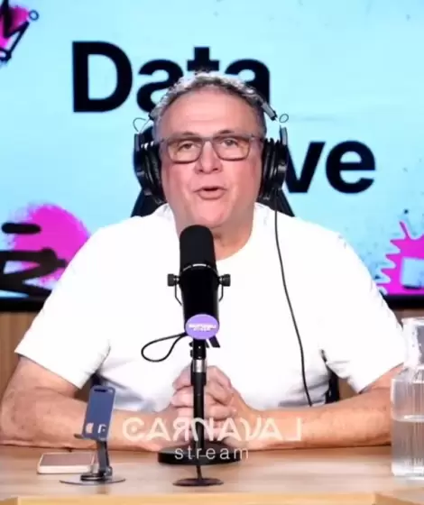 Mauro Federico, uno de los conductores de Carnaval