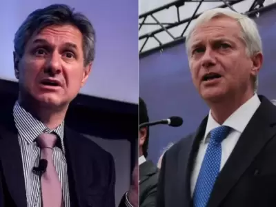 Los chilenos Jos� Luis Daza y Jos� Antonio Kast.