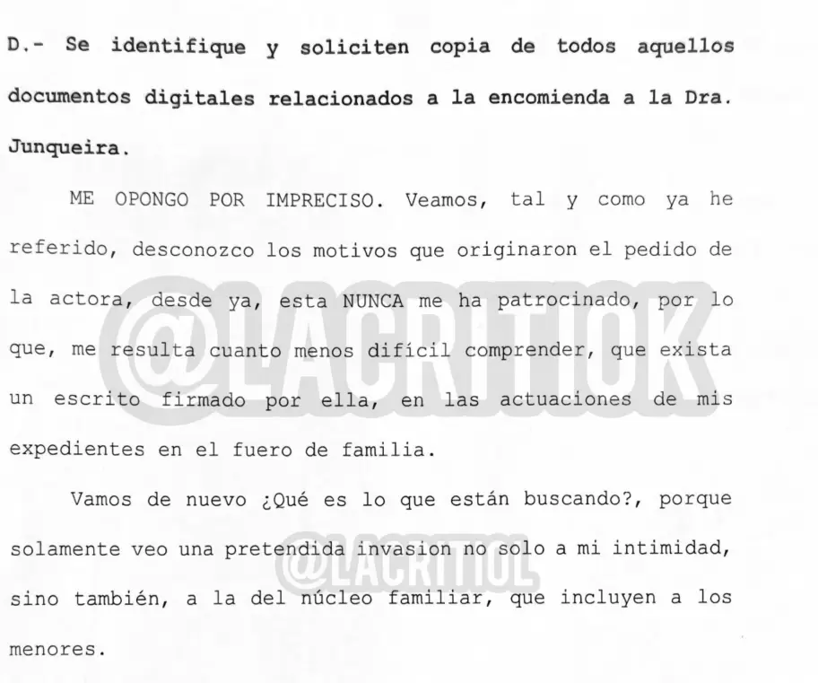 El pedido de Wanda Nara a la Justicia para evitar que accedan a su celular.