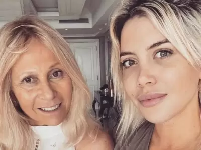 Ana Rosenfeld y Wanda Nara.