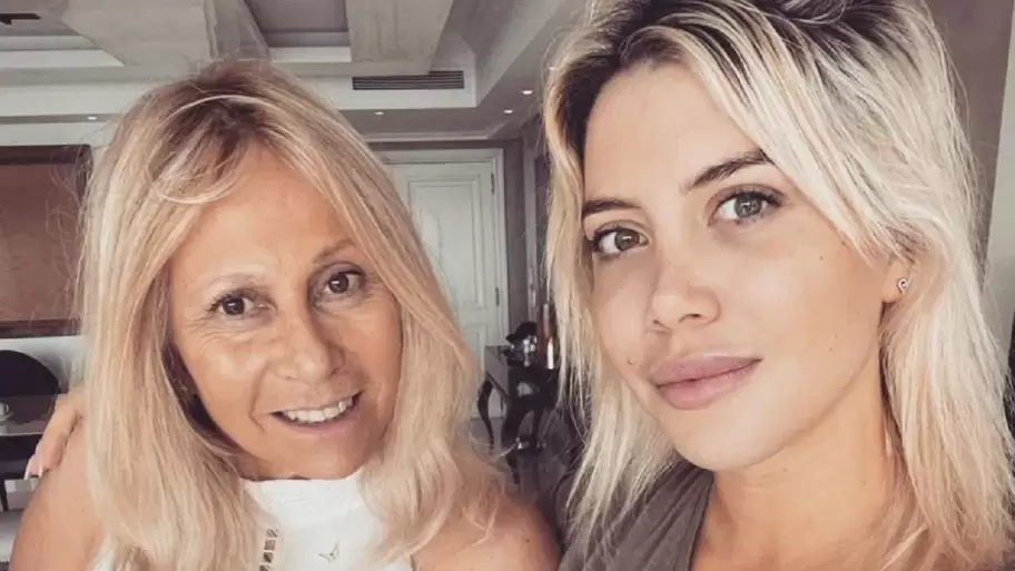 Ana Rosenfeld y Wanda Nara.