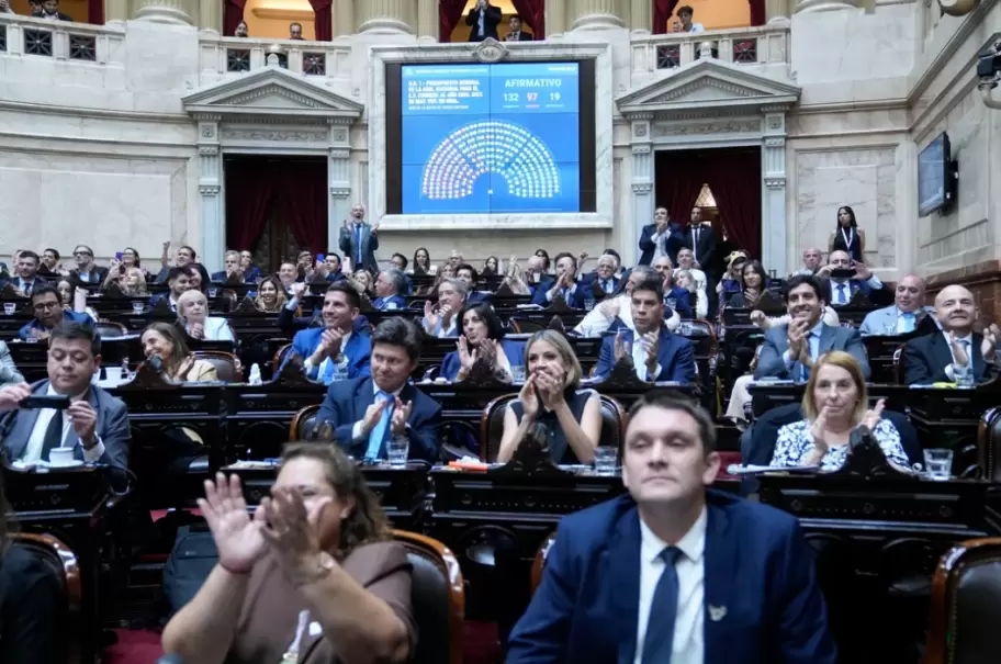 El oficialismo logró aprobar el Presupuesto en Diputados