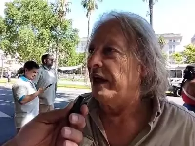 Rub�n "Pollo" Sobrero, dirigente de la Uni�n Ferroviaria del Oeste
