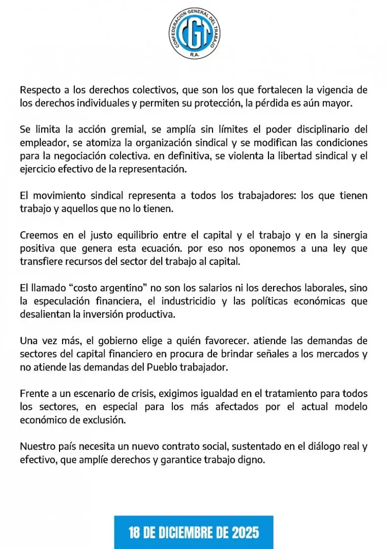 La CGT endurece su postura tras la movilizaci�n y rechaza la reforma laboral