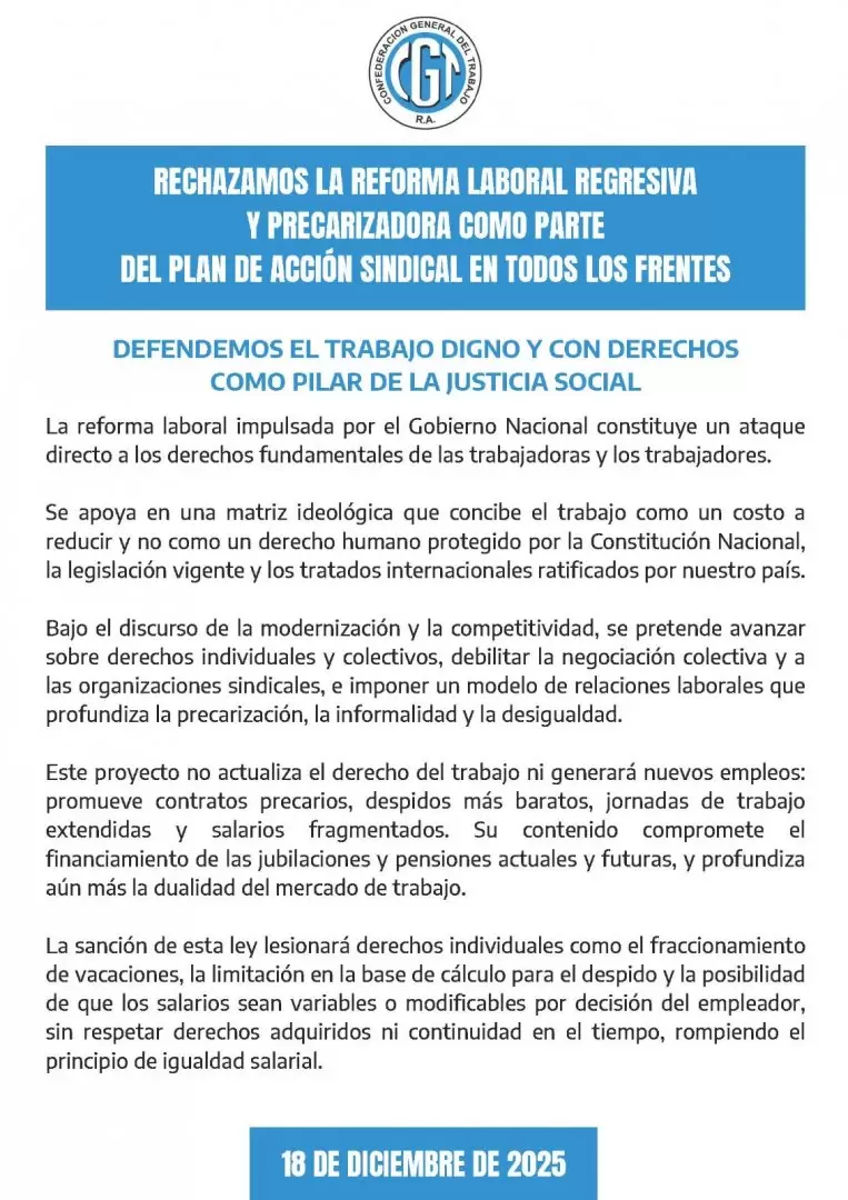 La CGT endurece su postura tras la movilizaci�n y rechaza la reforma laboral
