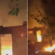 Le encontraron material ped�filo hasta de su propia hija y quemaron su casa, pero �l neg� todo