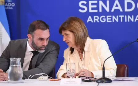 Ezequiel Atauche y Patricia Bullrich