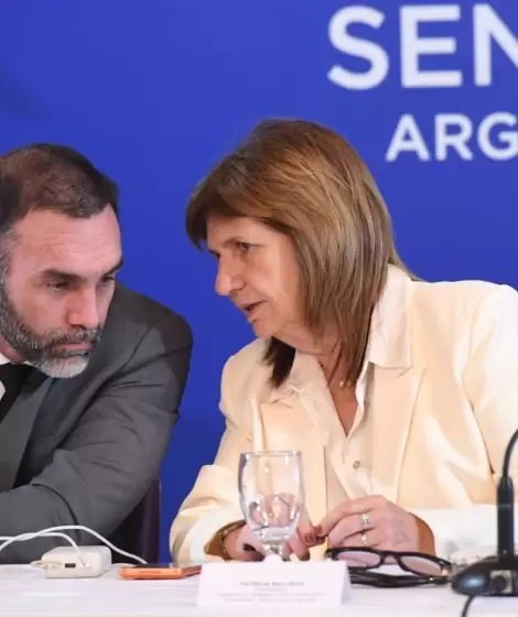 Ezequiel Atauche y Patricia Bullrich