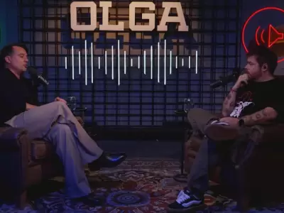 Santiago "Chano" Charpentier junto a Migue Granados en Olga, en la entrevista que brind� tras cuatro a�os sin dar notas.