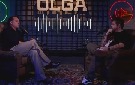 Santiago "Chano" Charpentier junto a Migue Granados en Olga, en la entrevista que brind� tras cuatro a�os sin dar notas.