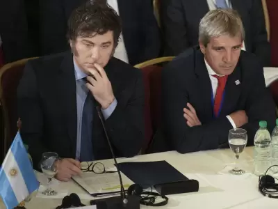 Javier Milei y Luis Caputo