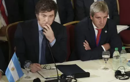 Javier Milei y Luis Caputo