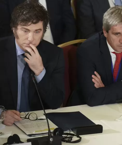 Javier Milei y Luis Caputo