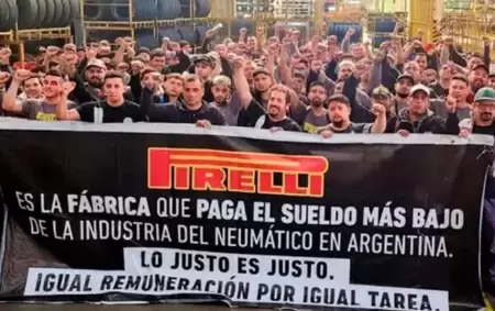 Trabajadores de Pirelli