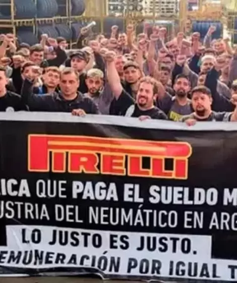 Trabajadores de Pirelli