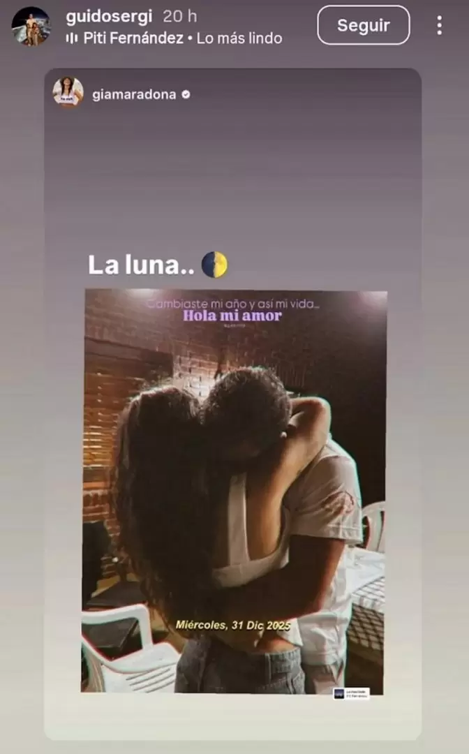 Giannina Maradona blanqueó su nueva relación