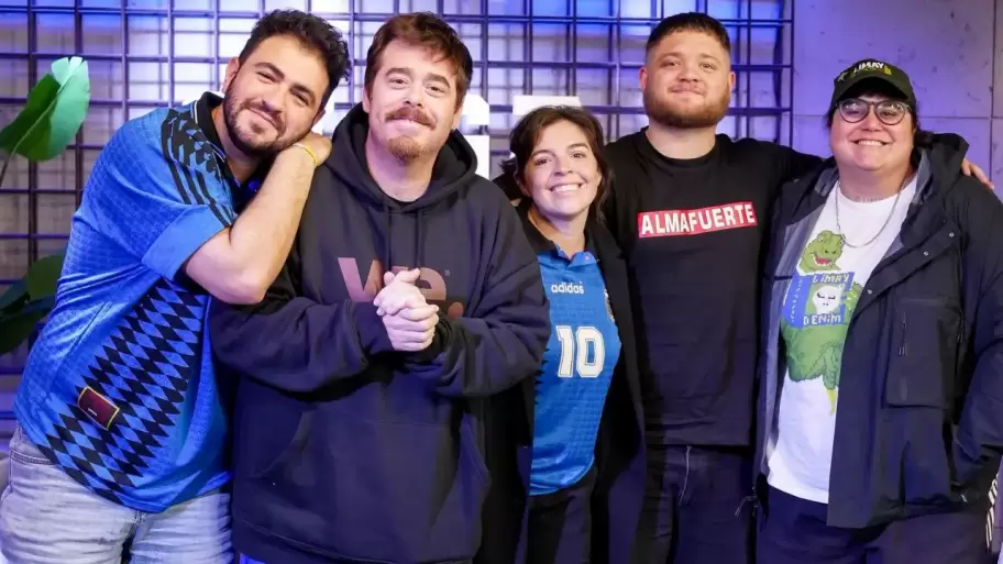 Giannina Maradona en el homenaje de Olga