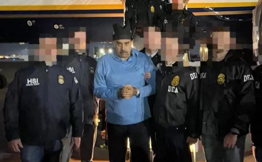 Nicolás Maduro secuestrado por Estados Unidos