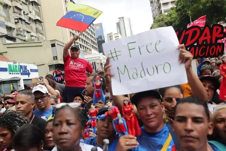 As� como referentes pol�ticos a nivel mundial, la poblaci�n de Venezuela pidi� la liberaci�n de Nicol�s Maduro
