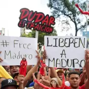 Gobiernos del mundo condenaron la intervenci�n de Trump y una multitud marcha por la liberaci�n de Nicol�s Maduro