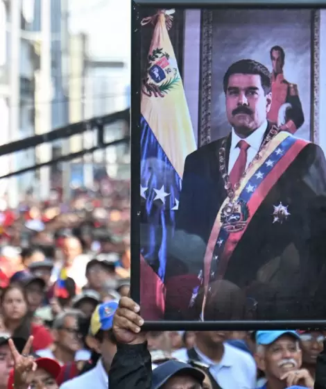 Manifestaciones a favor de Nicol�s Maduro
