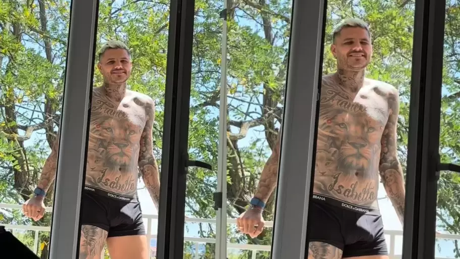 La foto con la que la China intent� desmentir que Icardi tiene "un man�" entre las piernas