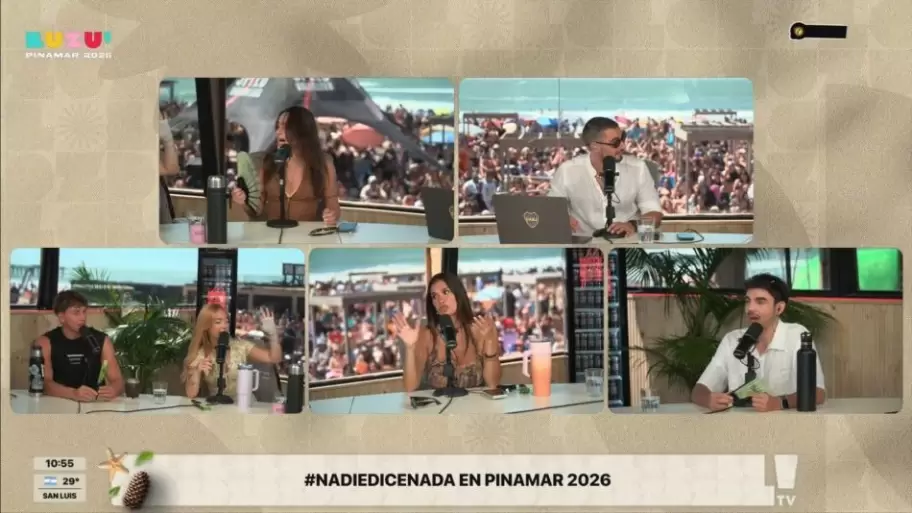 Luzu Tv volvi� a su programaci�n semanal desde Pinamar