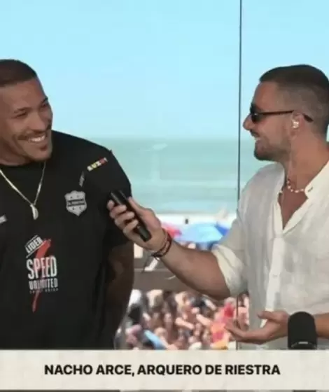 Nacho Arce con Nico Occhiato