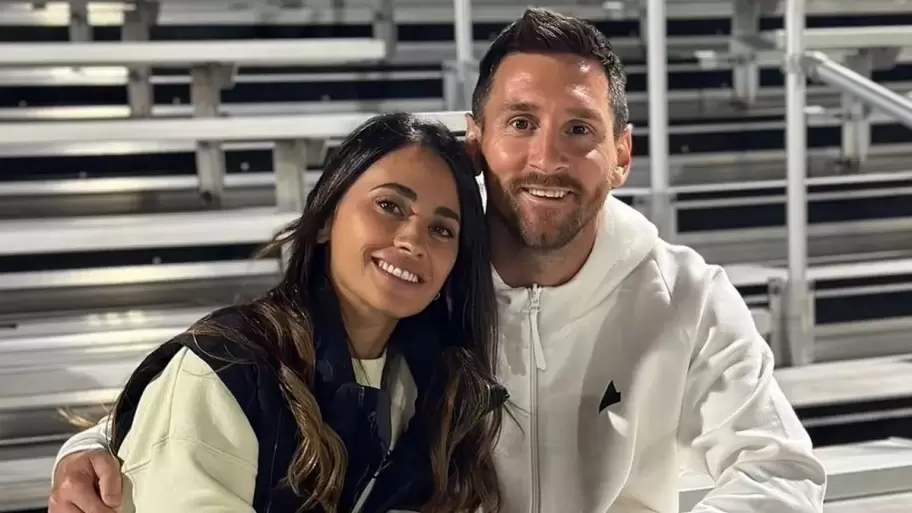 Lionel Messi y Antonela Roccuzzo