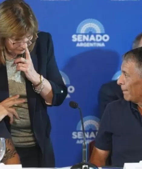 Bullrich junto a Arguello y Sola de la CGT