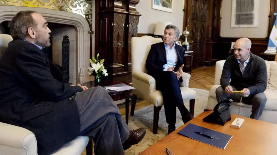 Fernando Iglesias junto a Mauricio Macri y a Horacio Rodr�guez Larreta