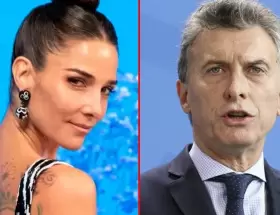 Juana Viale y Mauricio Macri