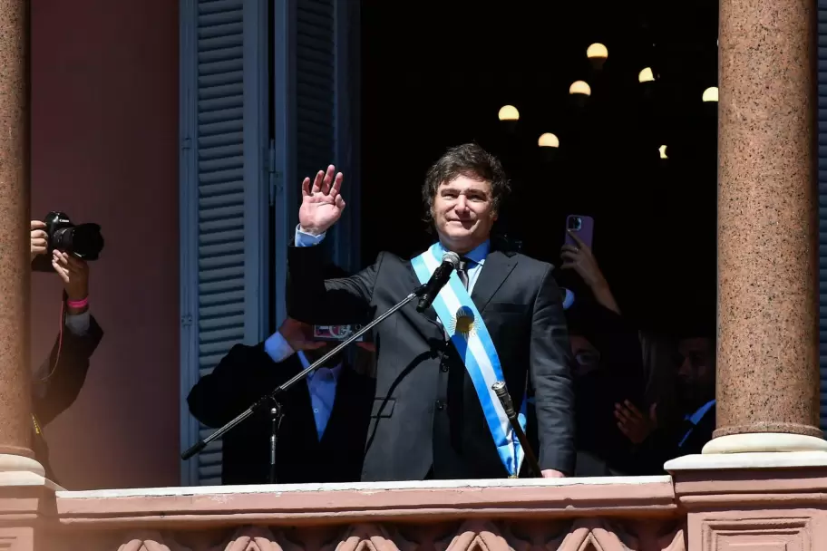 Javier Milei en Casa Rosada