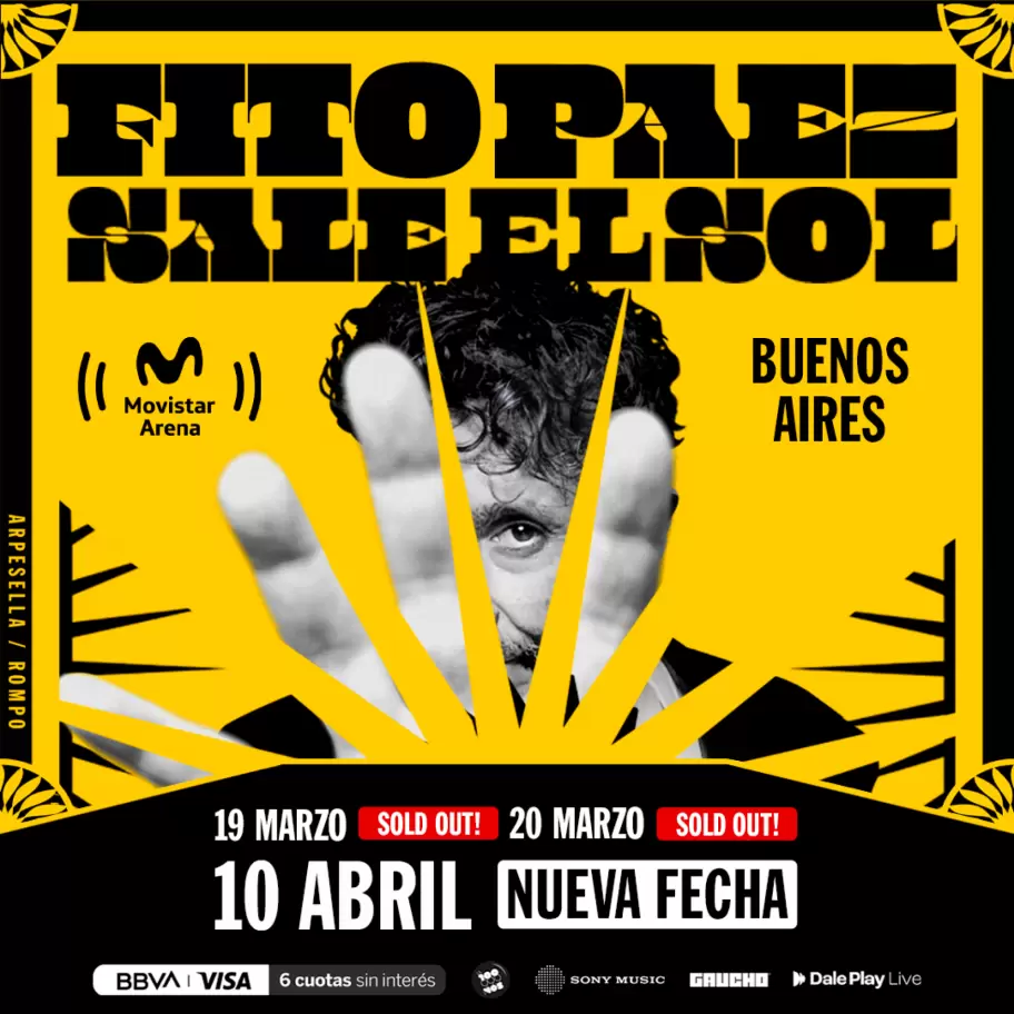 Fito P�ez anuncia nueva fecha para 2026