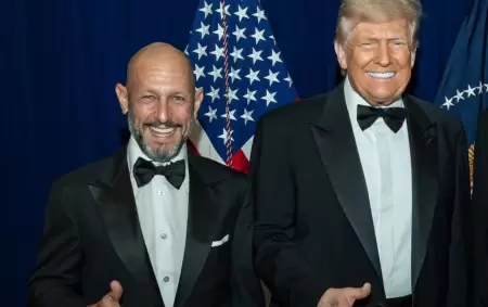 Leonardo Scatturice y Donald Trump