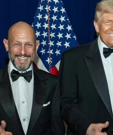 Leonardo Scatturice y Donald Trump