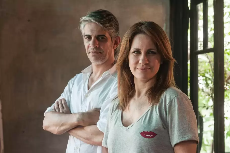 Pablo Echarri y Nancy Dupl�a
