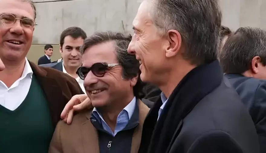 Un Newman boy de pura cepa: Carlos Frugoni y el ex presidente Mauricio Macri.