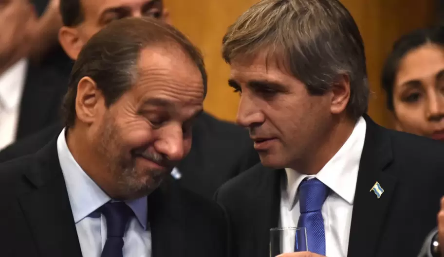 Amigos de Macri: el empresario Nicol�s "Nicky" Caputo y el ministro de Econom�a, Luis "Toto" Caputo.