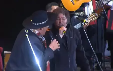 El Chaque�o Palavecino y Javier Milei