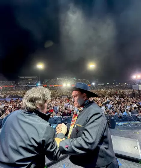 El Chaque�o Palavecino y Javier Milei