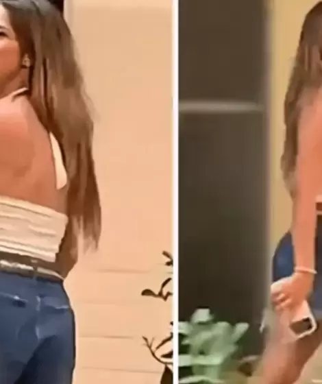 La abogada santiague�a de 29 a�os Agostina P�ez y sus gestos racistas en Brasil