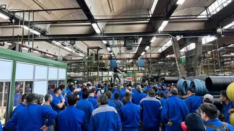 La planta de FATE qued� paralizada el s�bado y el lunes por las medidas de fuerza del SUTNA.