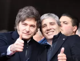 Javier Milei y Luis Caputo