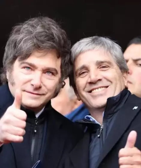 Javier Milei y Luis Caputo