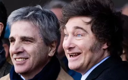Luis Caputo y Javier Milei