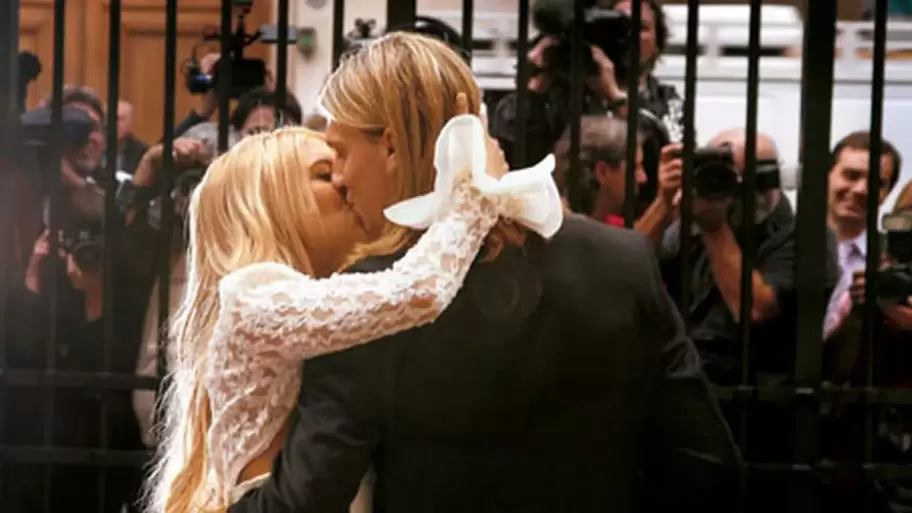 Wanda Nara y Maxi L�pez en el d�a de su casamiento