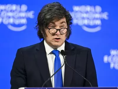 Javier Milei en Davos en 2026